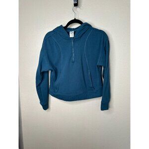 Members Mark girls Teal‎ Hoodie XL long sleeve quarter zip polyester hooded